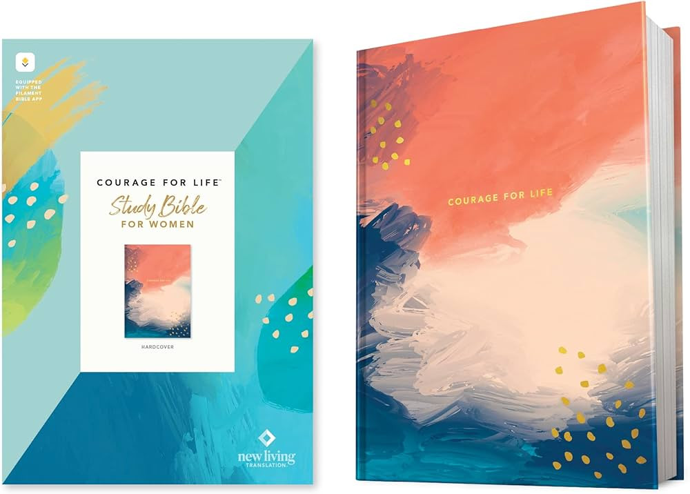 NLT Courage For Life Study Bible for Women, Filament Enabled (Hardcover) | Amazon (US)