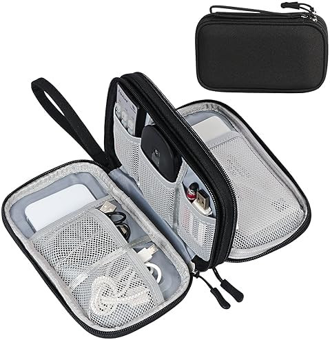 FYY Electronic Organizer, Travel Cable Organizer Bag Pouch Electronic Accessories Carry Case Port... | Amazon (US)