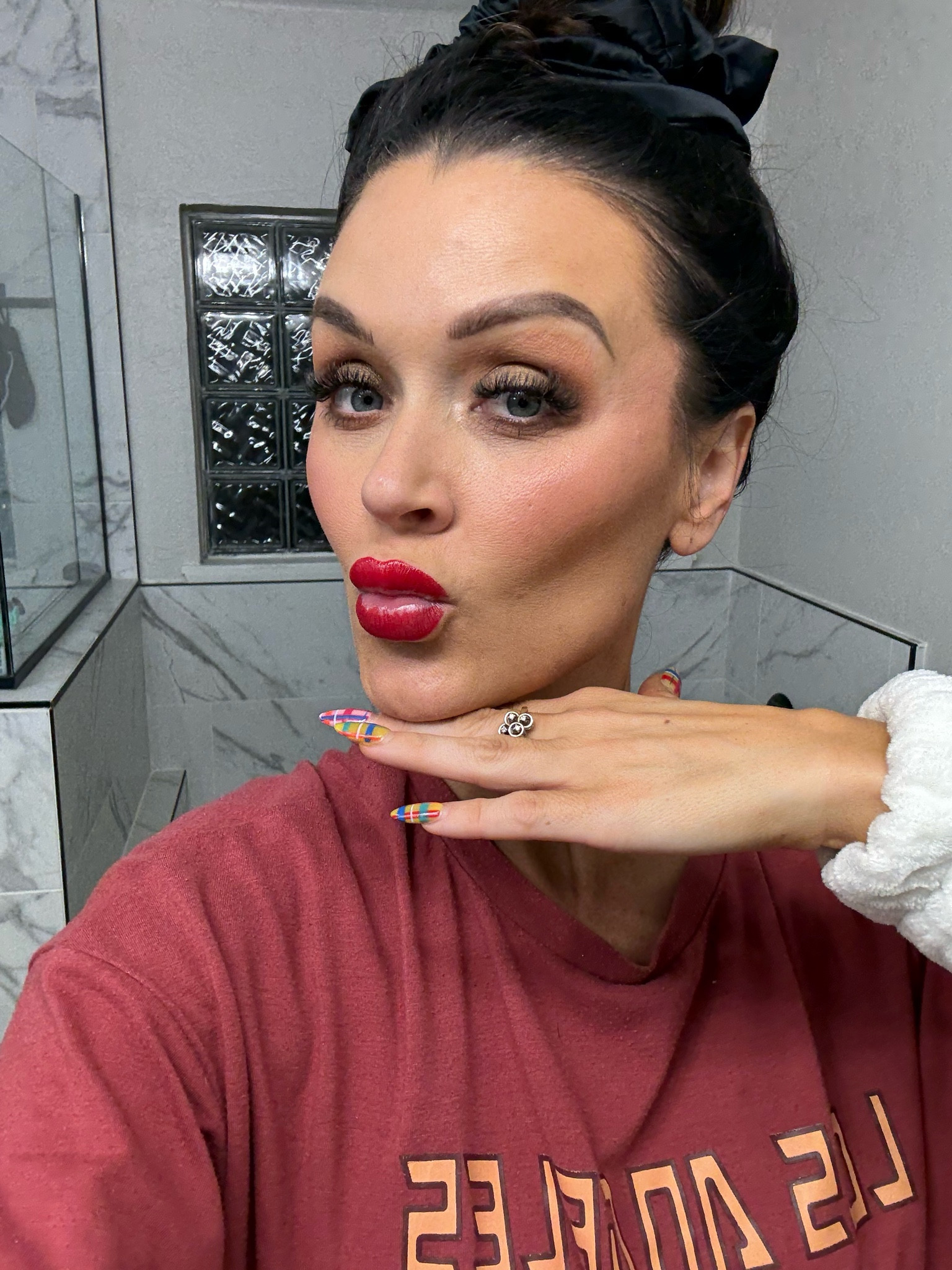 12+ hour later 
Beat makeup setting spray 

#LTKselfcare #LTKGiftGuide #LTKBeauty