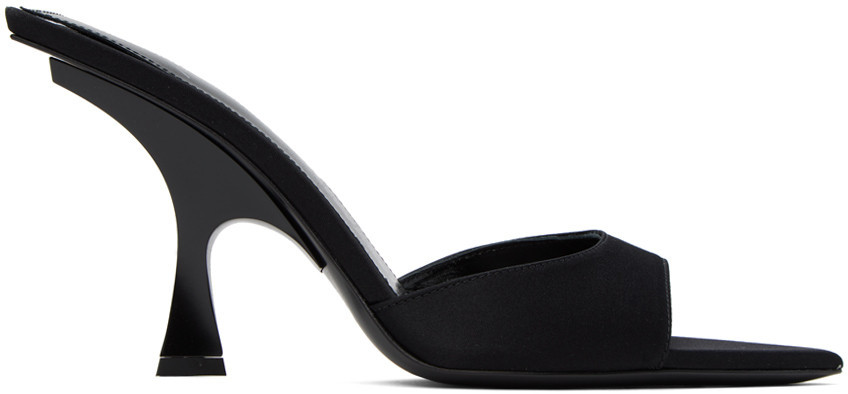 The Attico Black Ester Heels | SSENSE