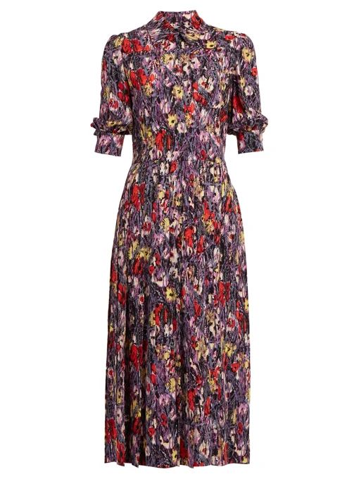 Cyclamen-print stretch-crepe dress | Prada | Matches (APAC)