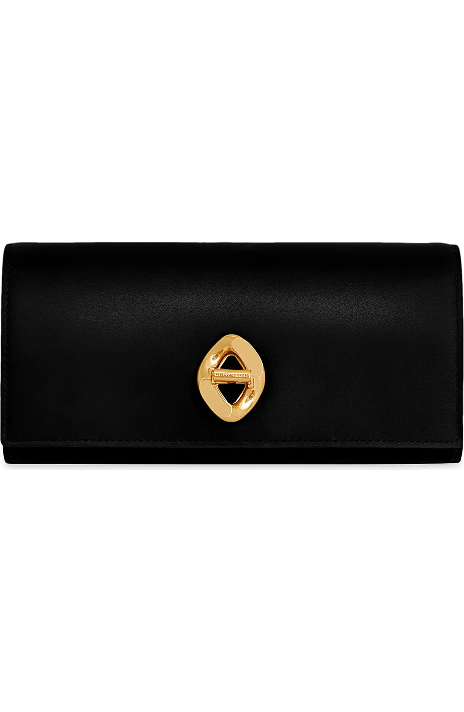 Rebecca Minkoff Chain Strap Crossbody Leather Wallet | Nordstrom | Nordstrom