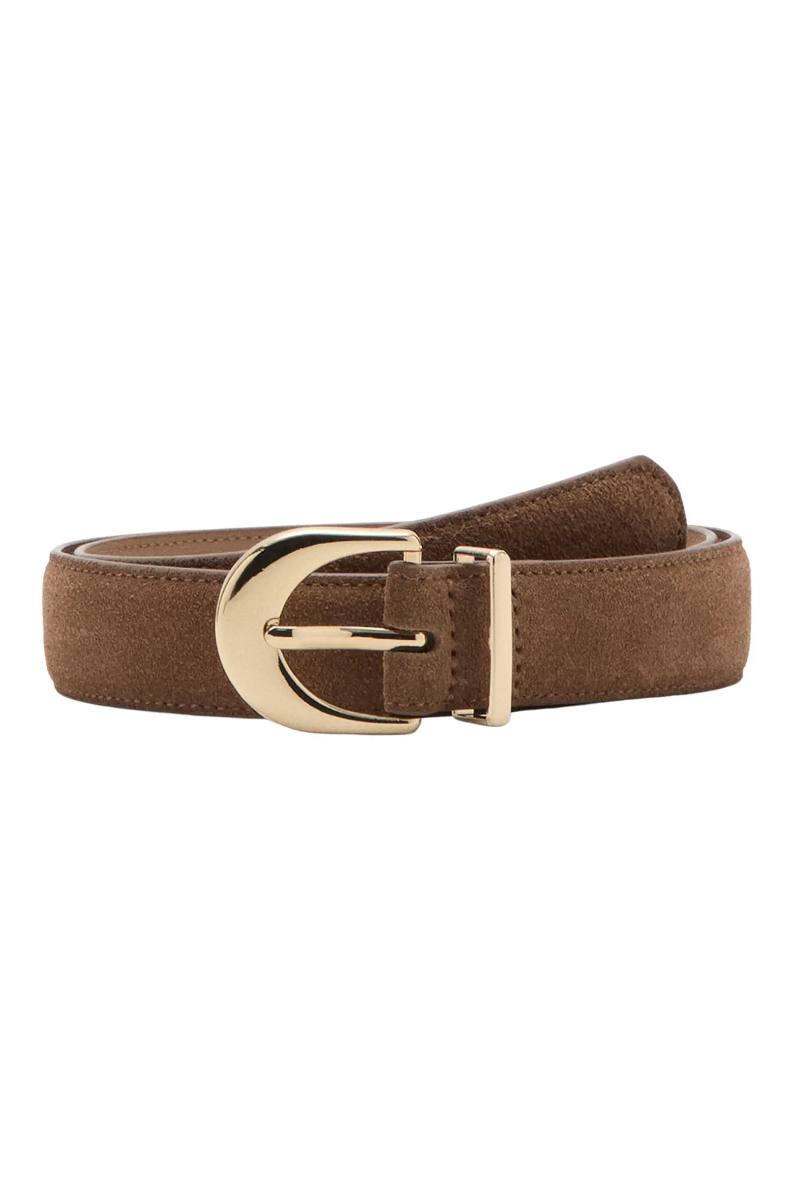 MANGO Oval Buckle Suede Belt (Women) | Nordstrom | Nordstrom