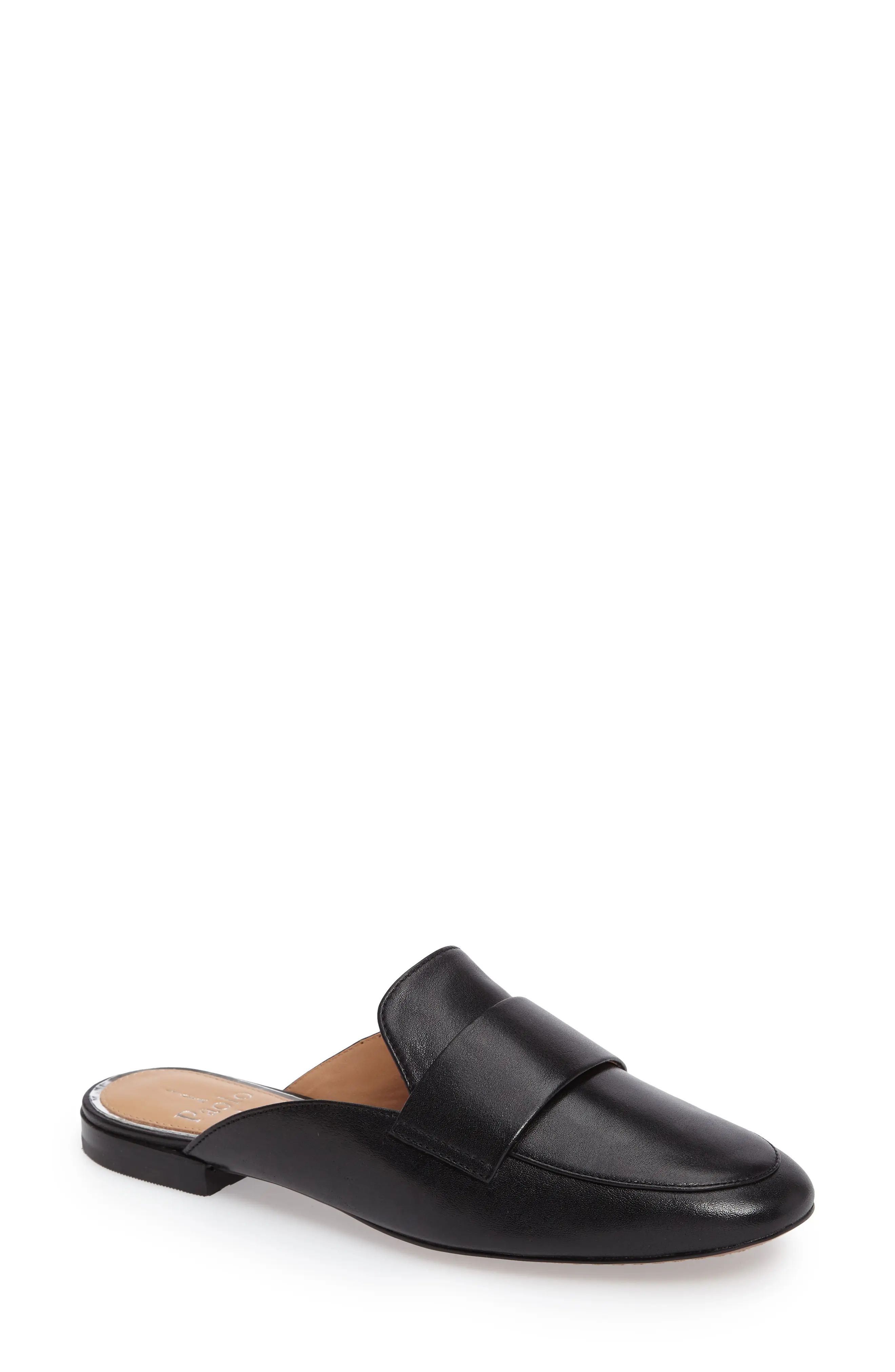 Women's Linea Paolo Annie Loafer Mule, Size 8 M - Black | Nordstrom