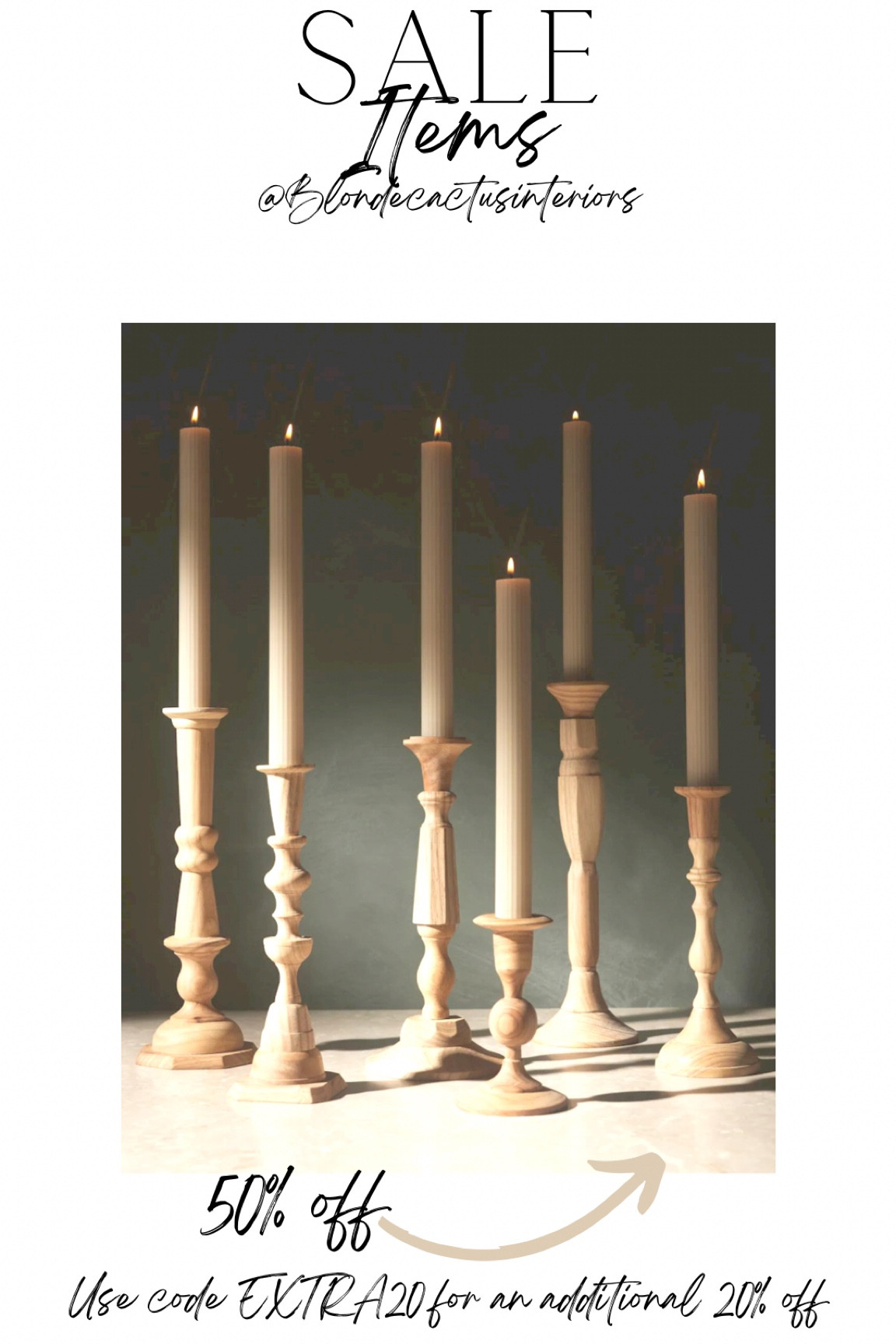 Wood candlesticks, candles, lulu and Georgia

#LTKhome #LTKsalealert #LTKHoliday