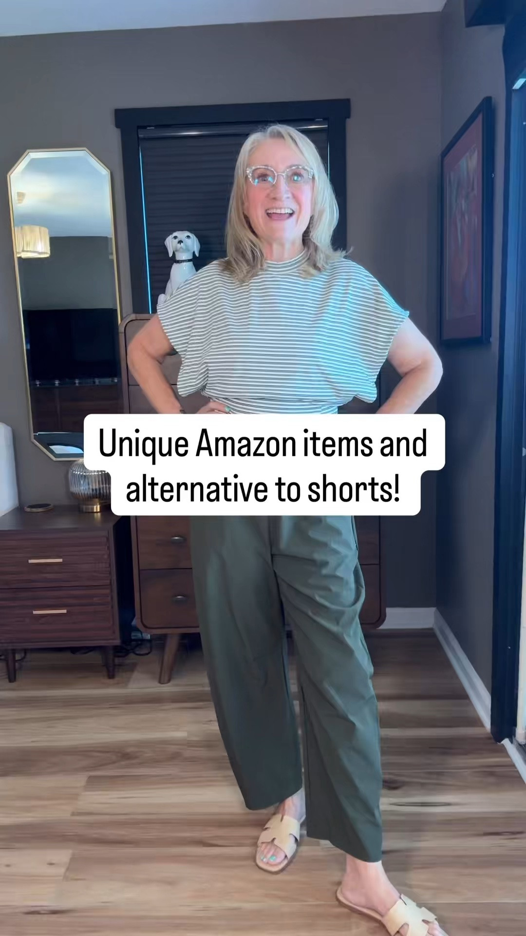 Wanted to share these cute unique pieces from Amazon. This top is great if you want to show off your midsection and I love the extra coverage under the arms. The pants are a fantastic alternative to shorts. Let me know if you like this type of option. Comment SHOP for the links. @verdusa_us @talakeno_amazon #affordablefashion #fashionover50 #summerpants #fashionafterweightloss #summerootd

#LTKootd #LTKOver40