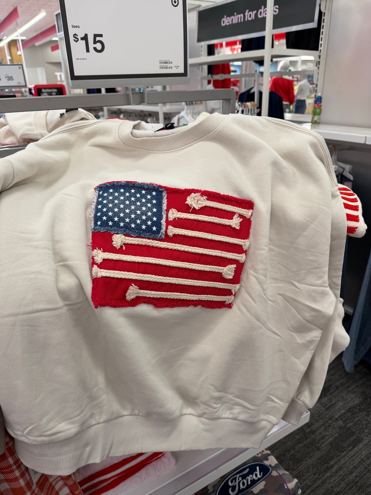  New flag 🇺🇸 sweatshirt at Target 

#LTKSeasonal #LTKmomlife #LTKootd
