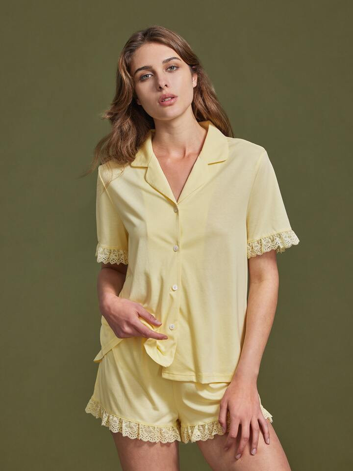 LUVLETTE Plain Lounge Set | SHEIN