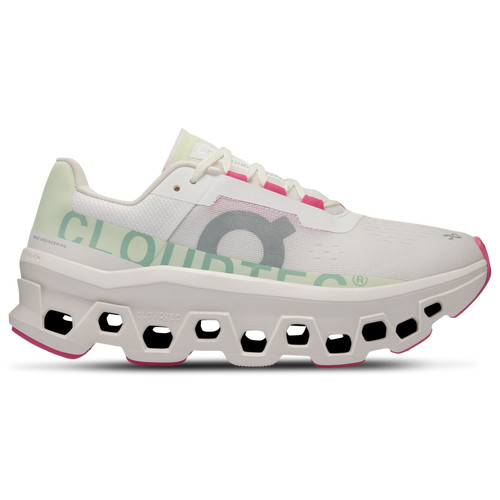 On Womens On Cloudmonster - Womens Running Shoes White/Lima Size 07.5 | Foot Locker (US)