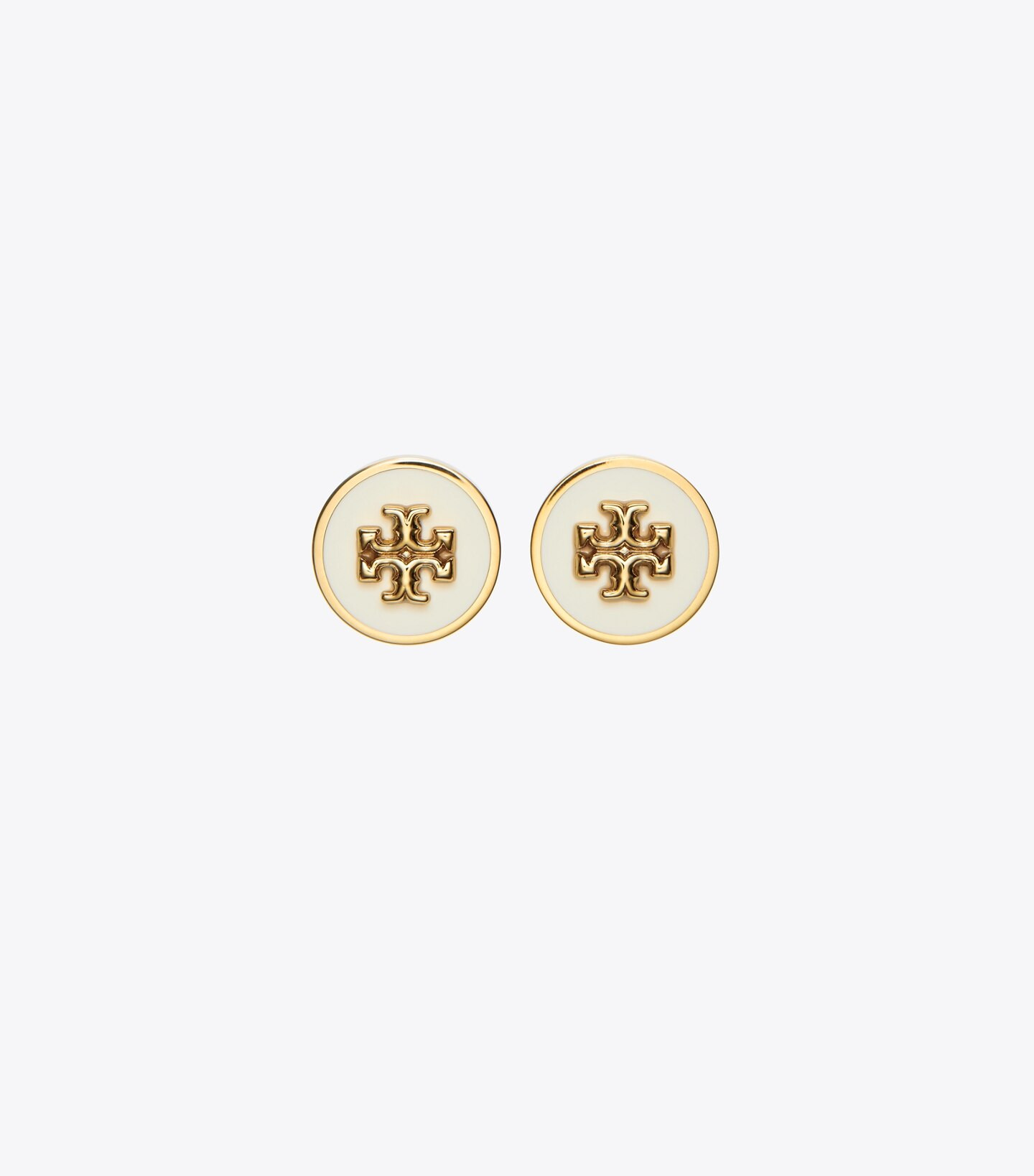 KIRA ENAMEL CIRCLE-STUD EARRING | Tory Burch (US)