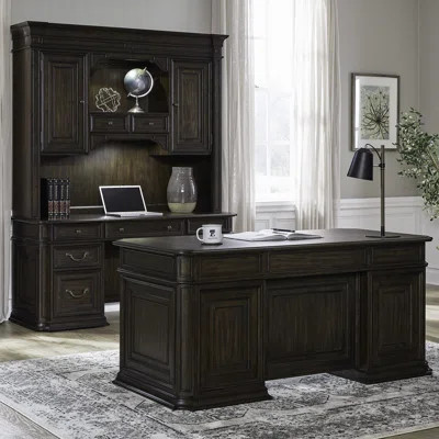 Dillmon 5 Piece Home Office Set w/ LED Lighting | Wayfair North America