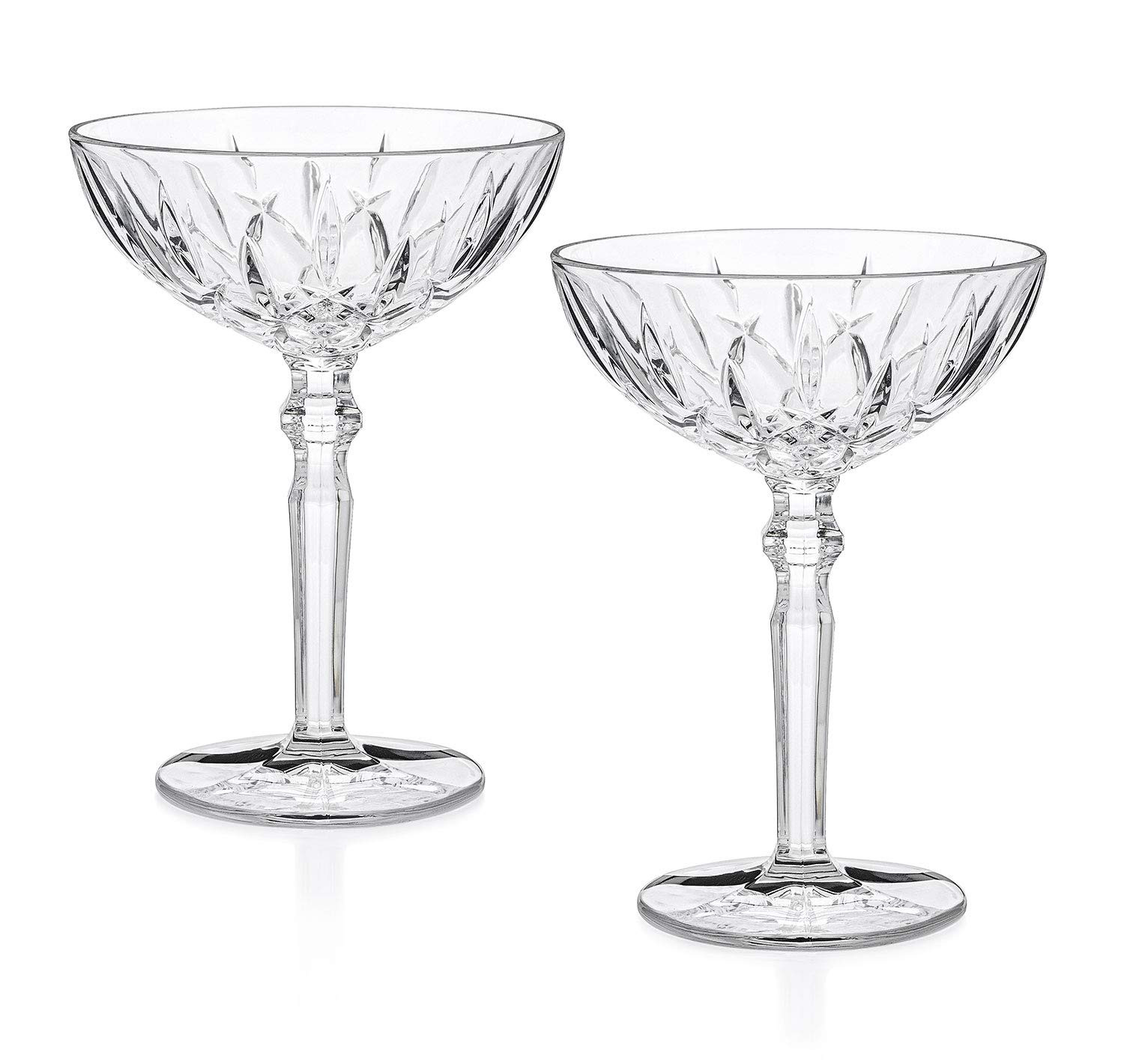 HISTORY COMPANY Chez Paree 1933 Nightclub-Inspired Chicago Cocktail Coupe Glass 2-Piece Set for C... | Amazon (US)