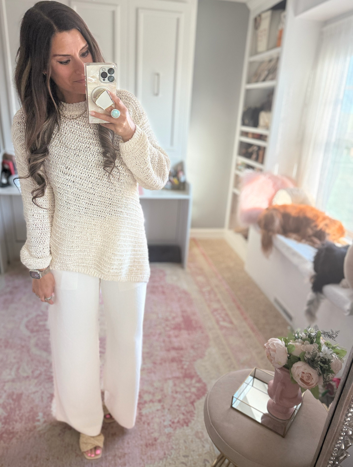 Neutral look for spring 

 