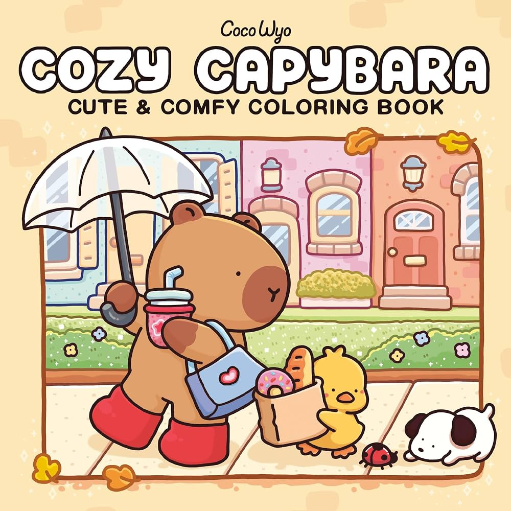 Cozy Capybara: Coloring Book for Adults and Kids (Cozy Spaces Coloring) | Amazon (US)