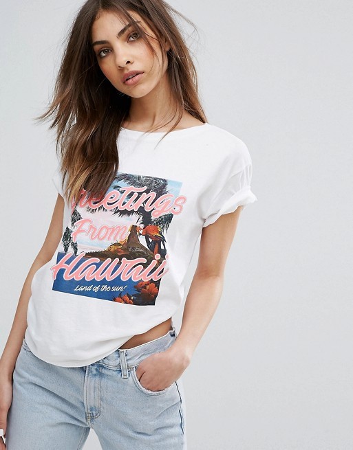Mango Postcard Print T-Shirt | ASOS UK