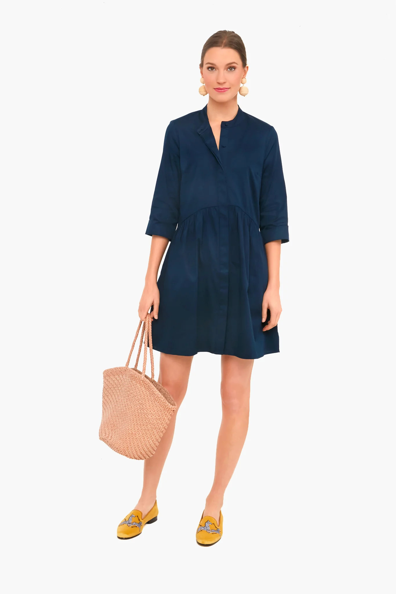 Navy Royal Shirt Dress | Tuckernuck (US)