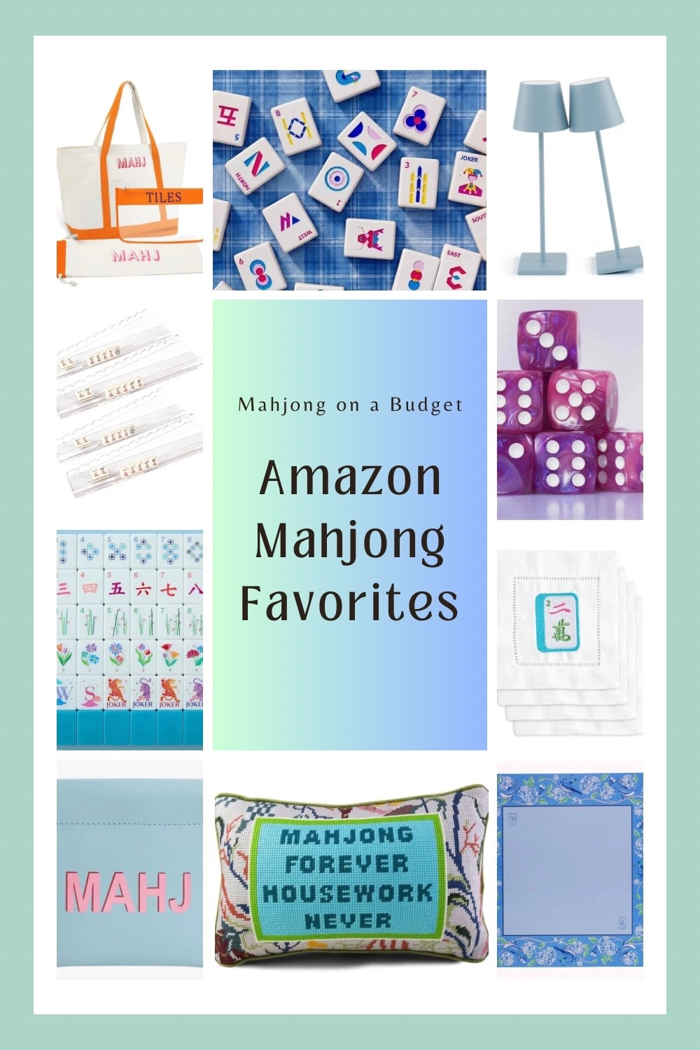 Amazon Mahjong Finds for Beginners (On a Budget)

#LTKmomlife #LTKHome #LTKOver40