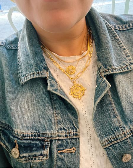 Gold necklace stack - love a layered look 

Use code SANFORD20 when you create your own layered necklace look

#LTKstyletip