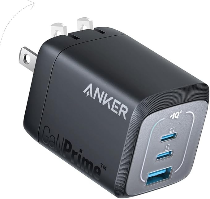 Anker Prime 67W USB C Charger, Anker GaN 3-Port Compact Fast PPS Wall Charger, for MacBook Pro/Ai... | Amazon (US)