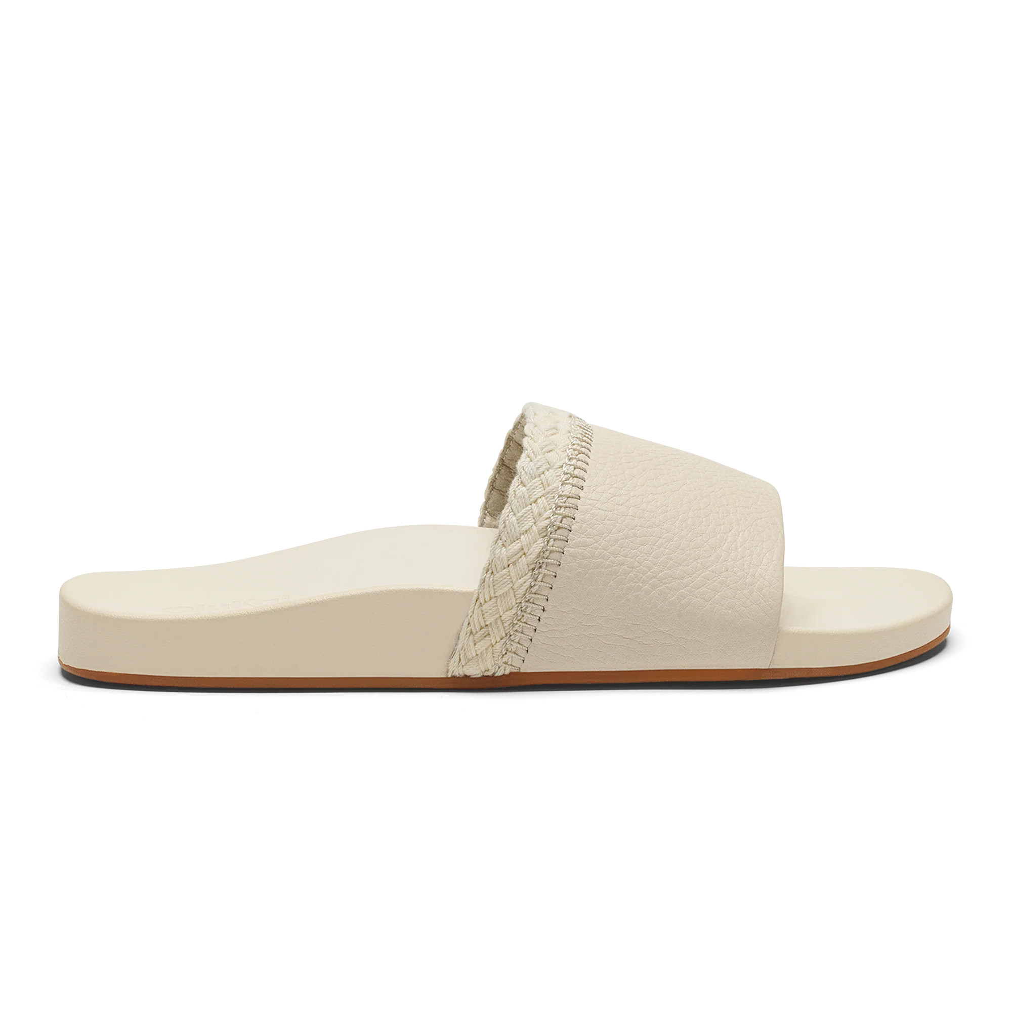 Pākea Women’s Slide Sandals - White Sand | OluKai | OluKai