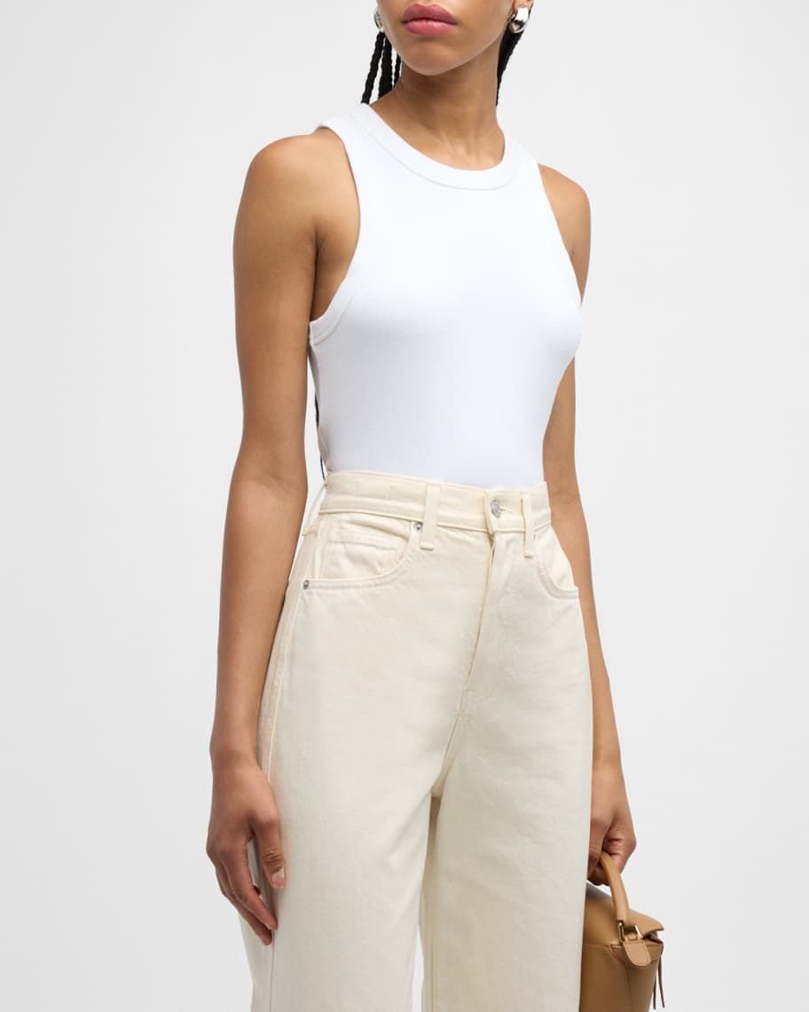 Jordyn Cropped Tank Top | Neiman Marcus