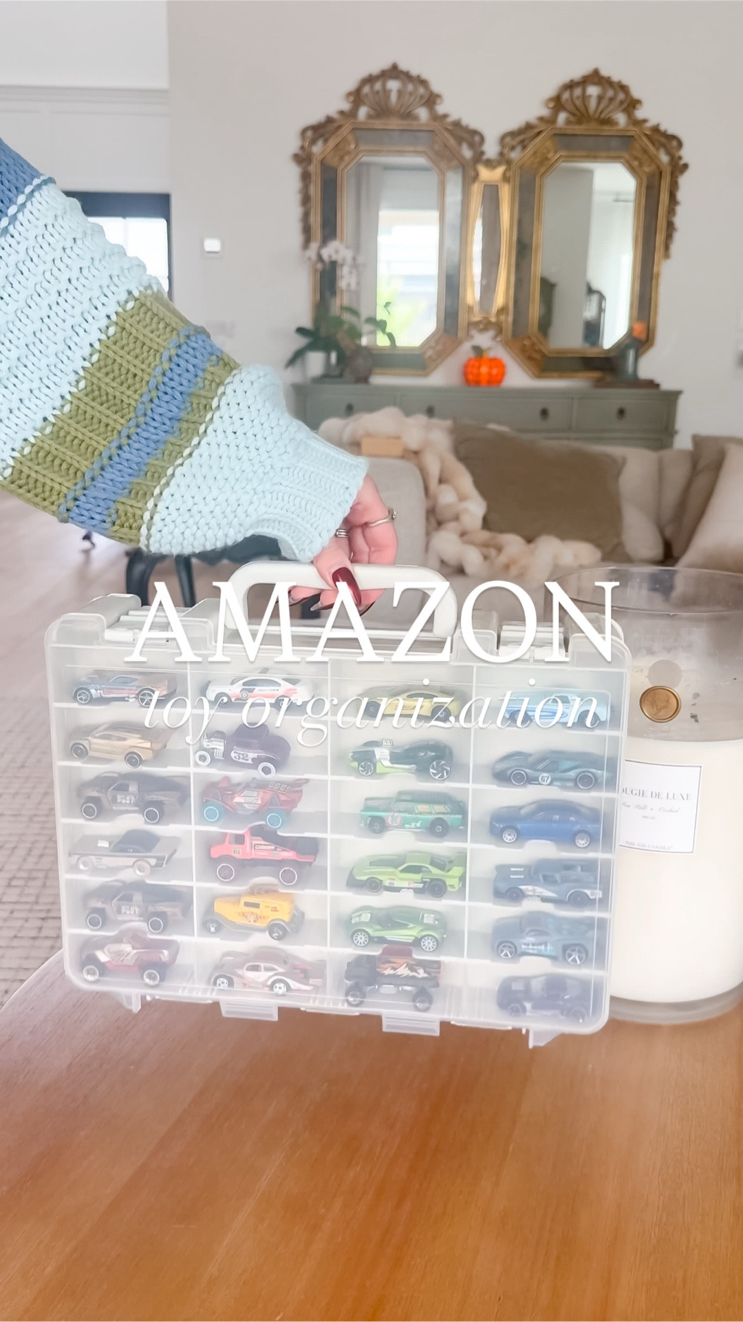 This toy car storage box holds so many and lets you see what’s inside! 🏎️🏁


#thesistershoppers #amazonorganization #toystorage #amazonkids #amazoninfluencerprogram @amazon

#LTKKids #LTKTravel #LTKHome