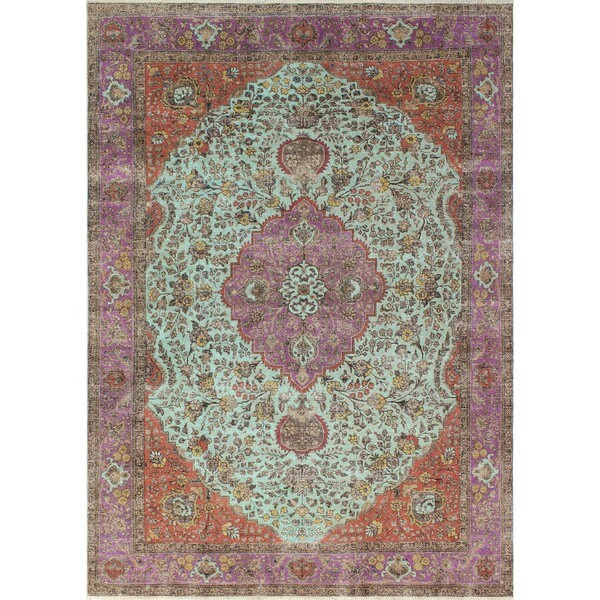 Vintage Laibrook Lt. Blue/Purple Rug (8'4 x 11'8) | Bed Bath & Beyond