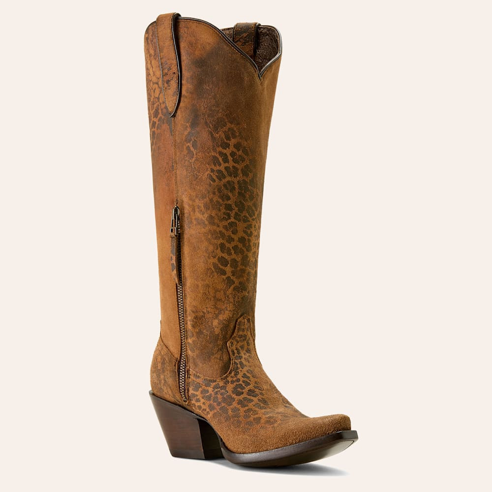 Ariat Women's Casanova Distressed Leopard Print Snip Toe Cowboy Boots | Cavender's