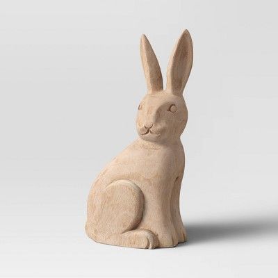 Wood Sitting Bunny - Threshold&#8482; | Target