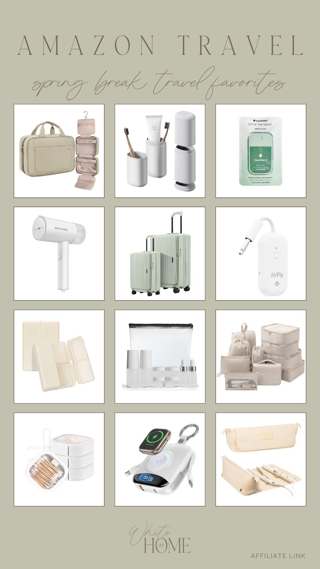 Spring Break is just days away for many of us! If you’re looking for some last minute travel solutions that will keep you organized—these Amazon finds are perfect! We own and love a few of these, including this luggage set! 

#LTKdayinmylife #LTKTravel