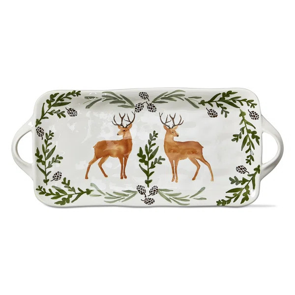 Warm Wishes Stag Rect Platter | Wayfair North America