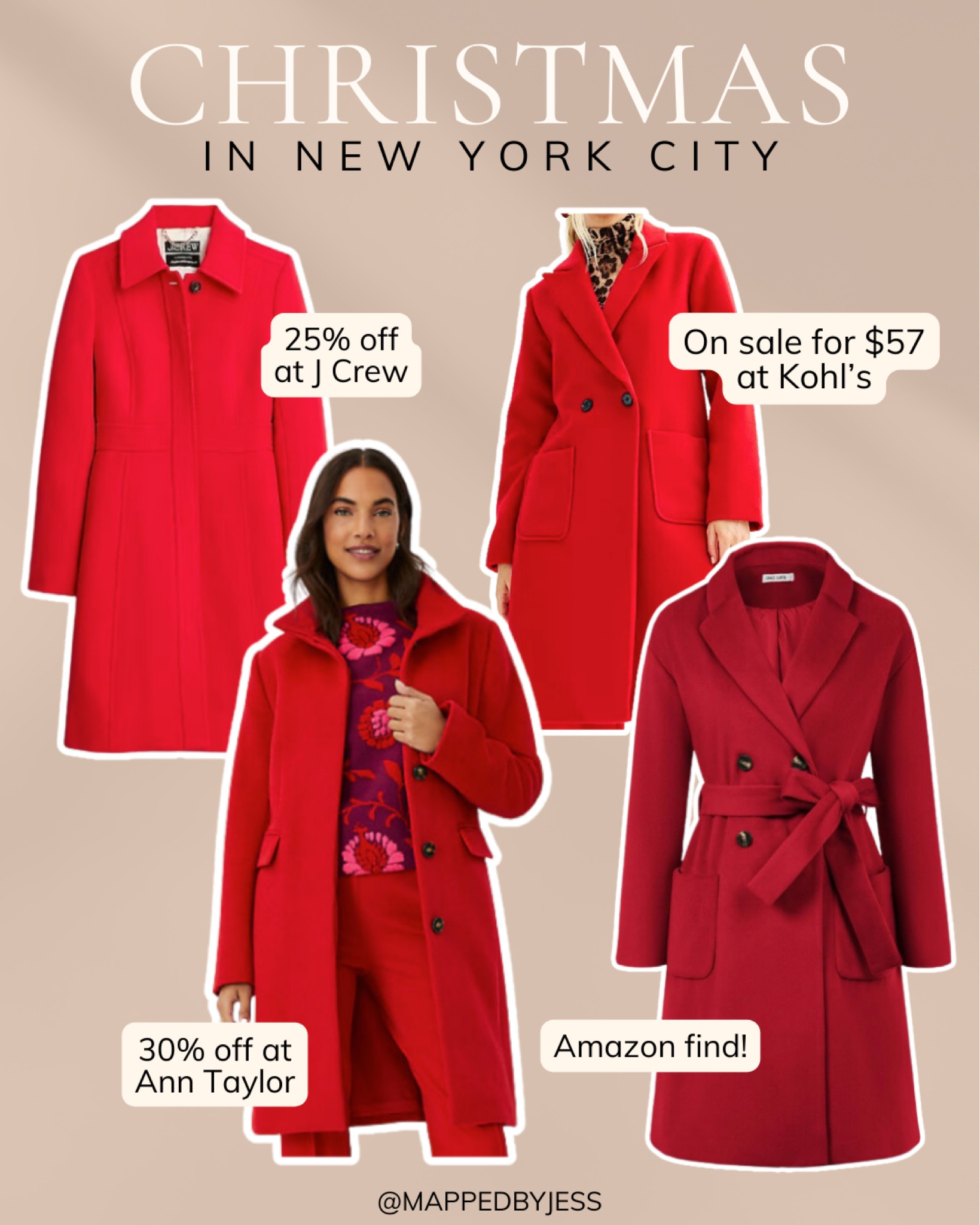 Heading to New York City for the holiday season? These long red winter coats perfect to wear during Christmas in NYC! 🎄✨





Christmas in New York City outfit ideas, What to wear in NYC during Christmas, Festive outfits for New York winter, NYC Christmas holiday style inspiration, Dressing up for Christmas in Manhattan, New York winter fashion trends for Christmas, Stylish Christmas outfits for NYC trip, Holiday fashion guide for New York City, Best outfits for NYC Christmas celebrations, Christmas street style in New York City, NYC Christmas party outfit ideas, New York City winter fashion trends, What to wear in NYC during December, Best outfits for Christmas in Manhattan, NYC holiday season style guide, Christmas street style in New York, Festive looks for NYC trips, New York winter wardrobe essentials, NYC Christmas shopping outfit inspiration, Dressing for NYC Christmas events

#LTKfindsunder50#LTKHoliday#LTKtravel