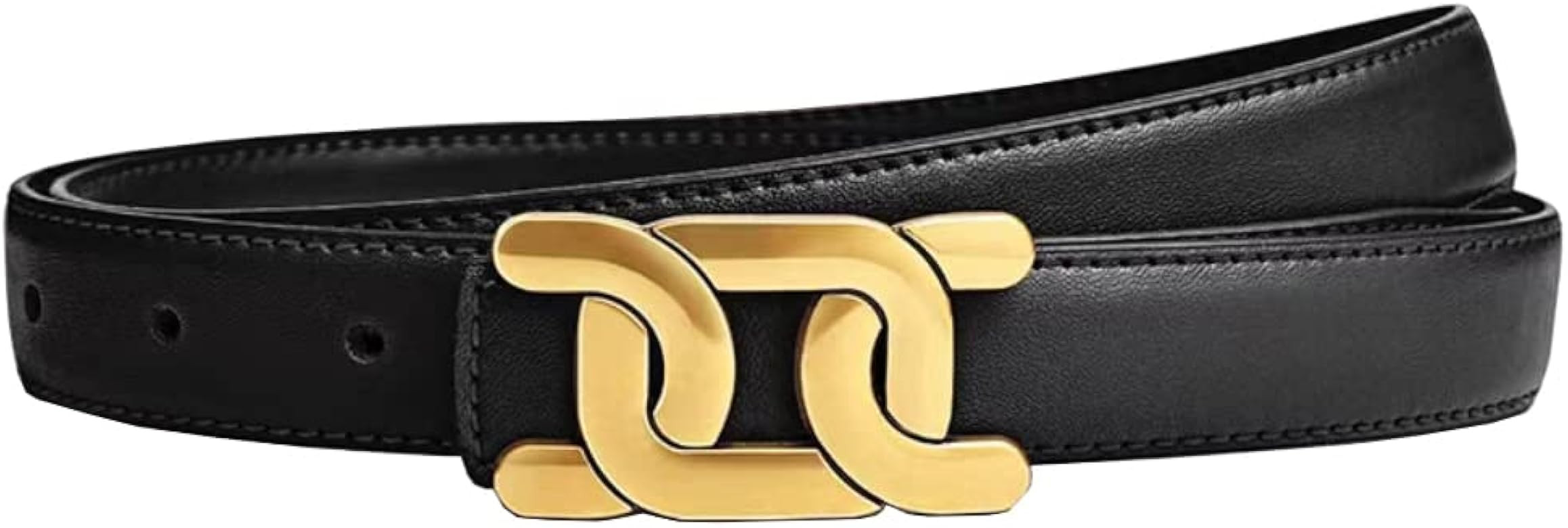 Yuangu Womens Belts for Jeans, Womens Leather Belt with Gold Buckle, Designer Belts for Pants Jea... | Amazon (US)