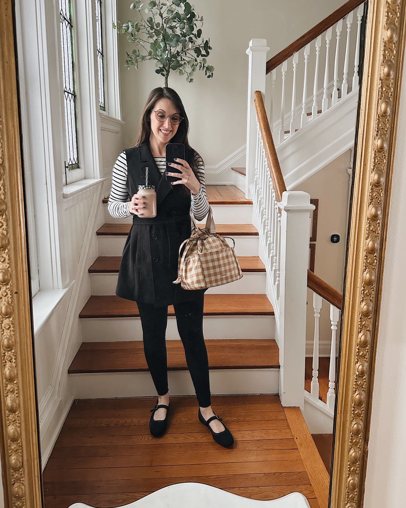 Work OOTD | Everything linked here except the double breasted sleeveless vest, which I got from my mom’s poshmark shop! Follow her @marilynns_closet on Instagram. 

#LTKStyleTip #LTKFindsUnder50 #LTKOver40