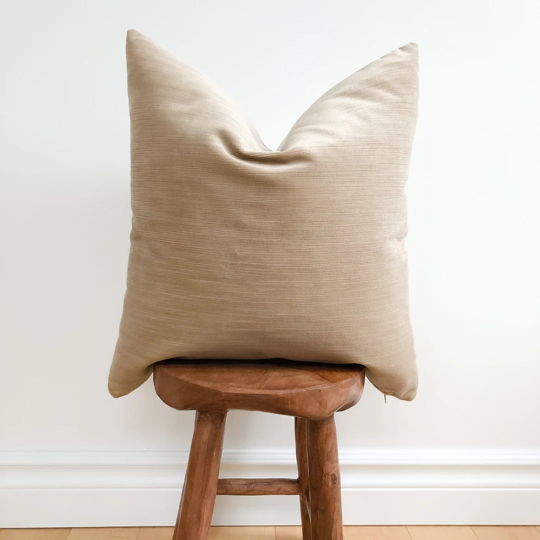 The Greta l Throw Pillow l Accent Pillow l Beige Throw Pillow l Neutral Home Decor | Etsy (CAD)