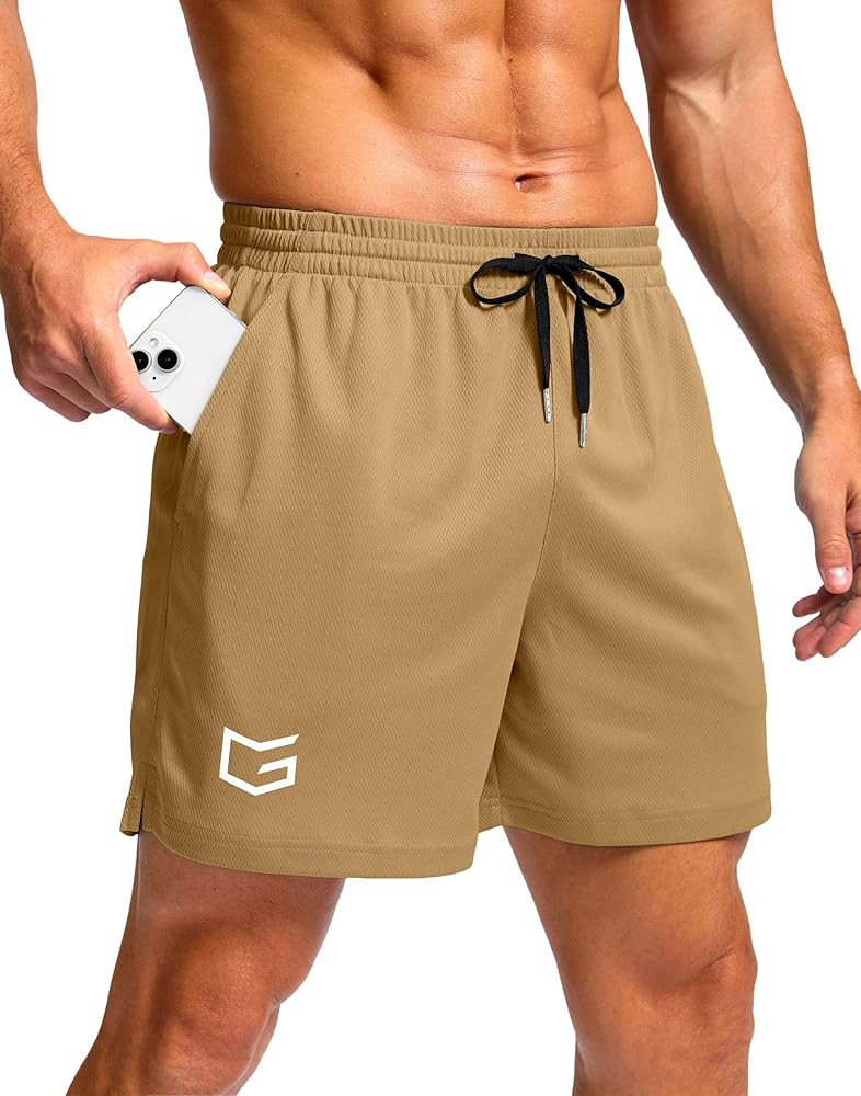G Gradual Men's Athletic Workout Shorts with Pockets 5"/7"/9" Lightweight Quick Dry Gym Basketbal... | Amazon (US)