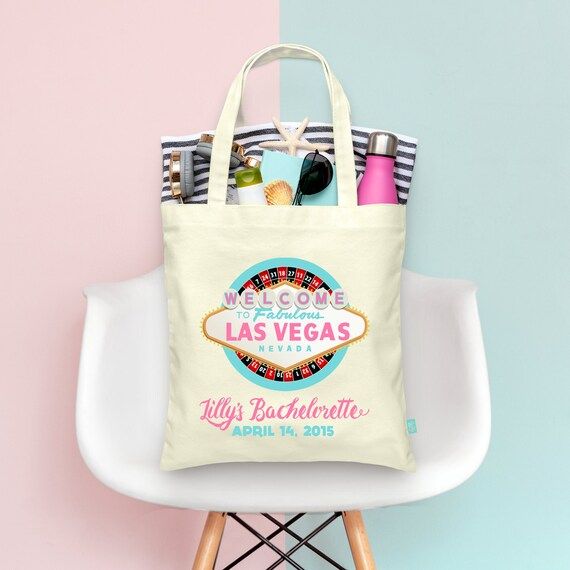 Las Vegas Casino Roulette Bachelorette Party Getaway Totes- Wedding Welcome Tote Bag | Etsy (US)