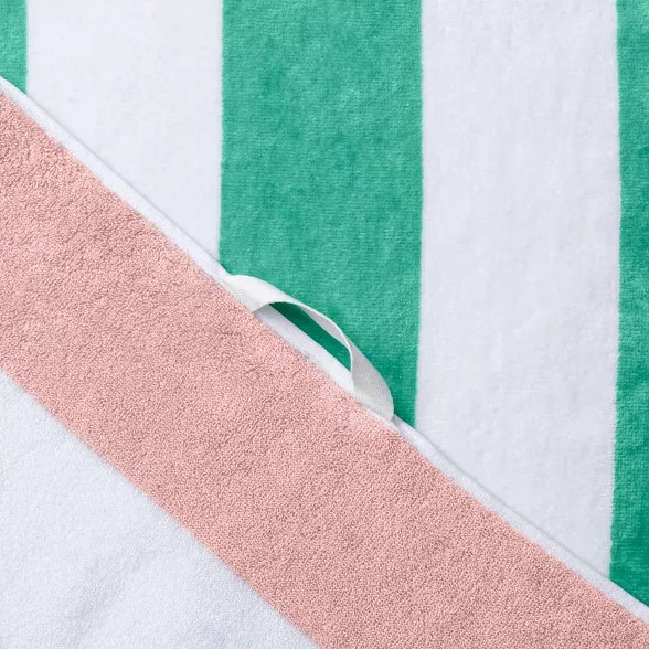 Reversible Cabana Striped Beach Towel - Sun Squad™ | Target