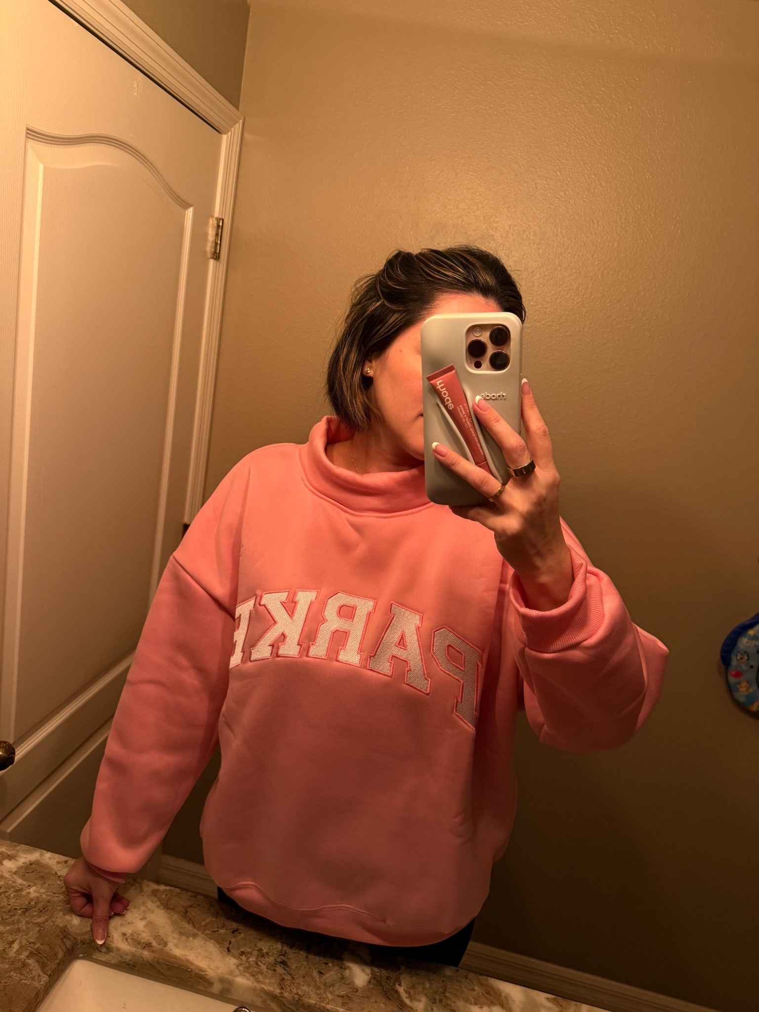 Ordered the mock neck too and this one was embroidered! 