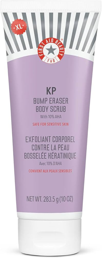 First Aid Beauty KP Bump Eraser Body Scrub – Exfoliant for Keratosis Pilaris with 10% AHA – J... | Amazon (US)
