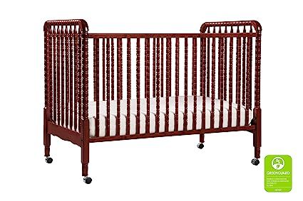 DaVinci Jenny Lind 3-in-1 Convertible Portable Crib in Rich Cherry - 4 Adjustable Mattress Positi... | Amazon (US)