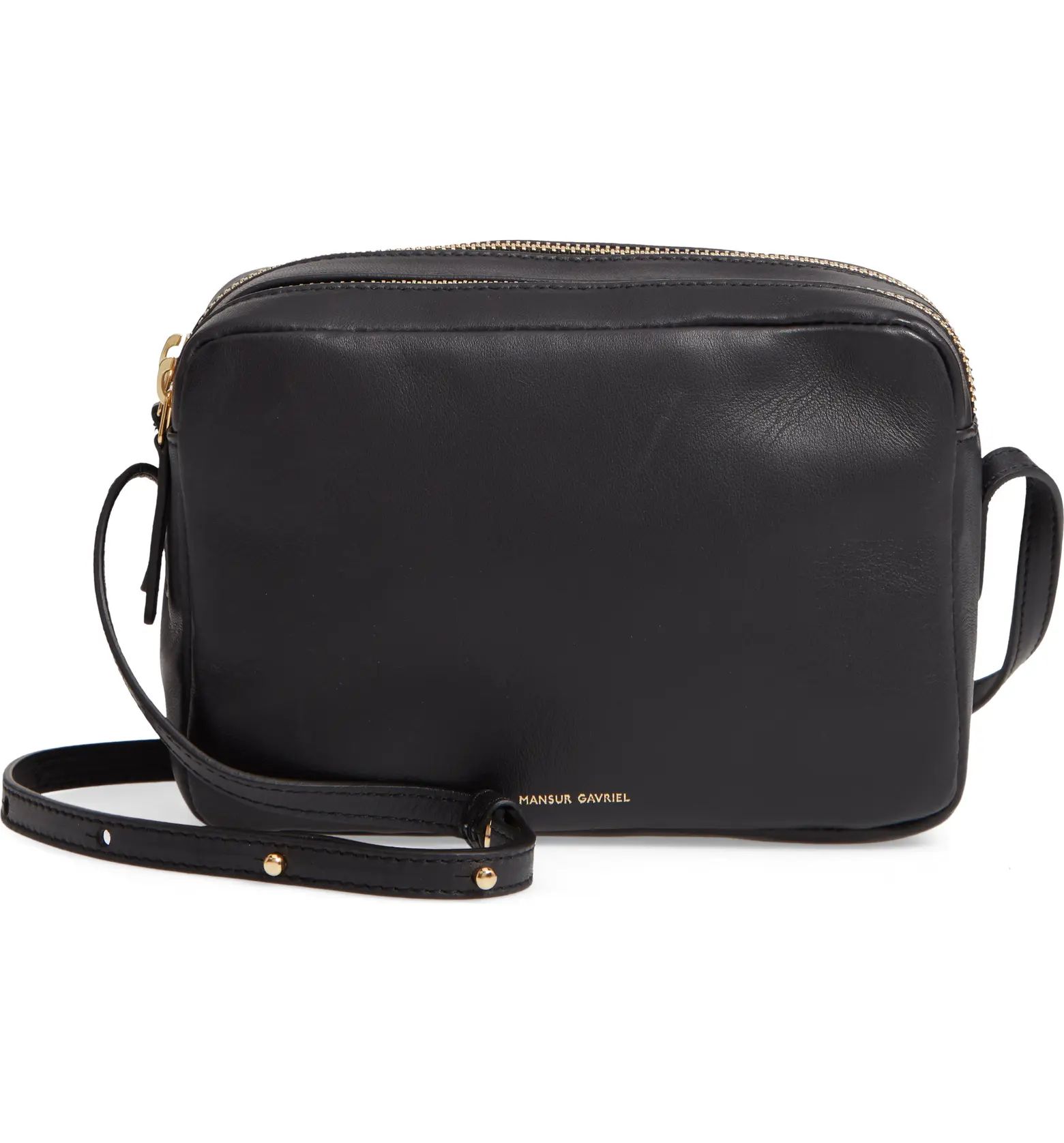 Double Zip Leather Crossbody Bag | Nordstrom