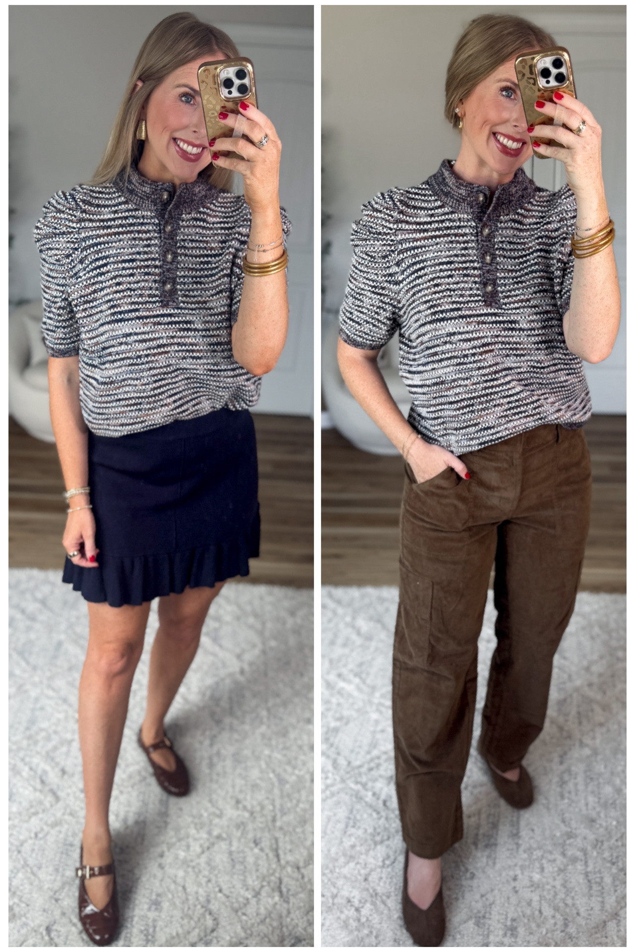 2 ways to style this puff sleeve sweater from Walmart!

#LTKootd