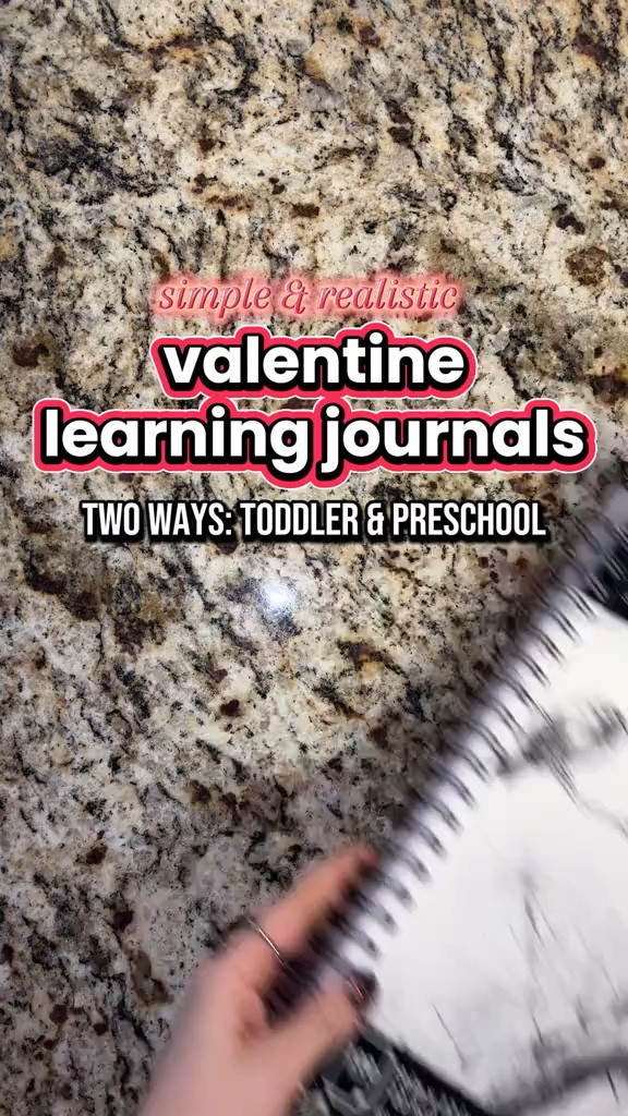 Math Valentines Learning Journals for Toddlers & Preschoolers 

#LTKSeasonal #LTKKids #LTKFamily