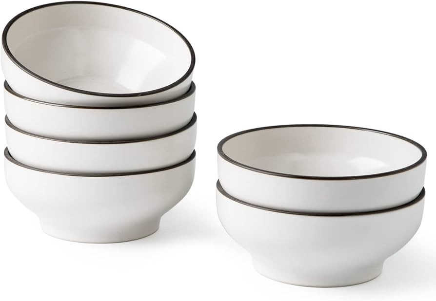 Ceramic Bowls Set of 6,26 Ounce Bowls for Kitchen, Cereal, Salad, Pasta, Soup, Dessert etc, Oven ... | Amazon (US)