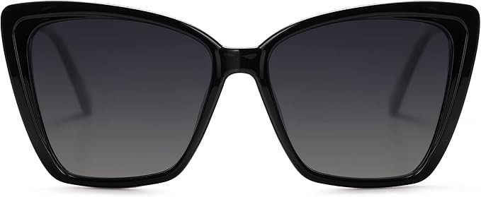 SOJOS Trendy Polarized Sunglasses For Women Retro Womens Oversized Square Cat Eye Sun Glasses UV ... | Amazon (US)