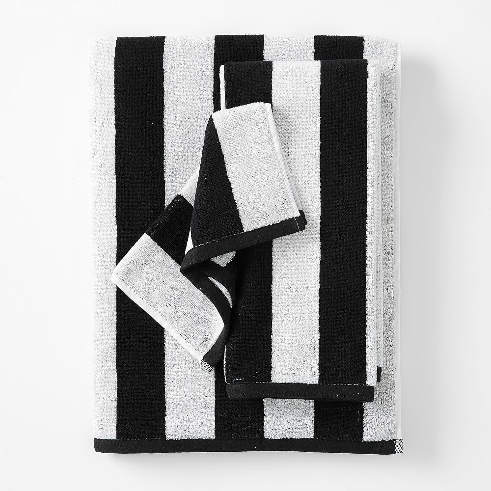 The Emily & Meritt Circus Stripe Towels, Bath, Circus Stripe | Pottery Barn Teen
