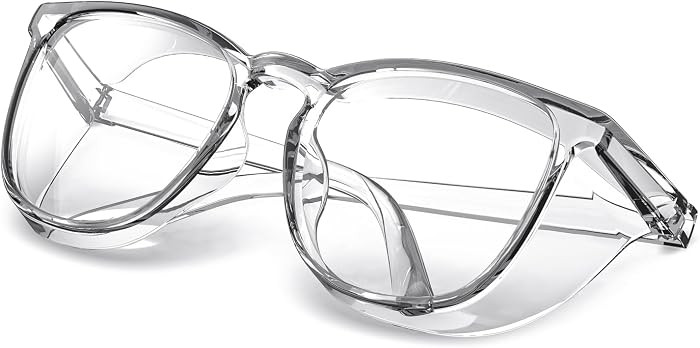 MORK&SUKY Safety Glasses, Stylish Goggles With No Fog Lense, Alternatives To Regular Protective E... | Amazon (US)