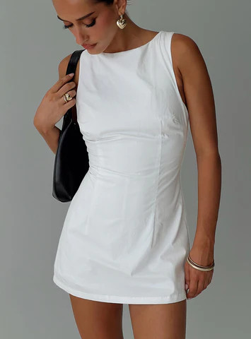 Yumiko Romper White Petite | Princess Polly US