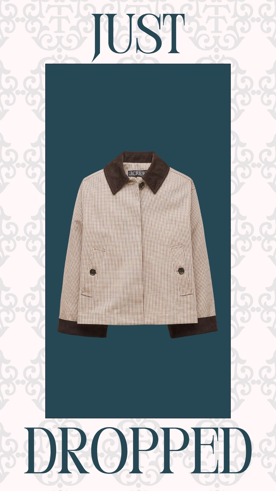 This jacket is such a cute fall find with the tiny check print and dark brown collar and cuffs. I love the little button and pocket details. So cute with jeans and boots for a crisp fall day.

#LTKSeasonal #LTKOver40 #LTKMidsize